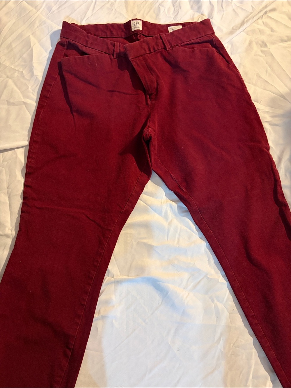 GAP Women's Deep Burgundy Skinny Jeans
